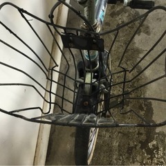 A108△ v 岐阜発/ F1-TURBO/ 子供用自転車/ レトロ/ 旧車/ 16インチ/ カゴ変形あり/ タイヤひび割れあり/ 現状品/ R7.5/4 △の画像