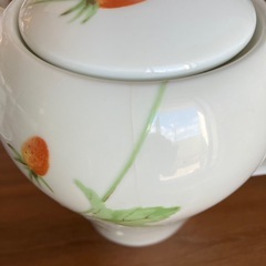 たち吉　Adam&Eve 急須と湯呑みセット　中古の画像