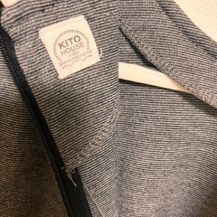 女児用　秋冬フォーマルワンピース140cmグレーの画像
