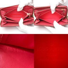 ルイヴィトン M93202 長財布 ローズリッチ  LOUIS VUITTON ジッピーウォレット ヴェルニの画像