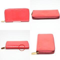 ルイヴィトン M93202 長財布 ローズリッチ  LOUIS VUITTON ジッピーウォレット ヴェルニの画像