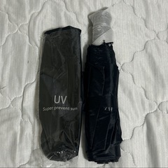 折りたたみ　日傘　晴雨兼用　軽量　自動開閉　遮光100％　UVカット　紫外線　黒の画像
