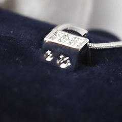 スワロフスキー  ネックレス   SWAROVSKI 未使用品 シルバー×クリスタルの画像