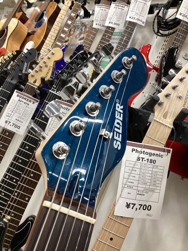 ☆SELDER ST-16 ブルーエレキギター エレキギター 2本セット SELDER ST