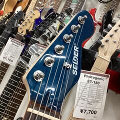 SELDER  初心者向けエントリー エレキギター ST-16メタリックブルーの画像