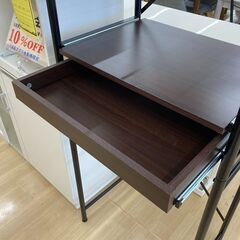 ★ジモティ割引あり★【リユースのサカイ野々市店】レンジラック 茶/黒　(幅)60×(奥行き)40×(高さ)171cm ※クリーニング済みの画像