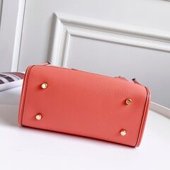 [コーチ] 縦版 コーラル レッド dempsey トートバッグ field tote 22 ショッピングバッグ 帆布 手提げメッセンジャーバッグの画像