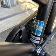 (DD) 通勤•通学に！ Takeda SUPEAGER シティサイクル 自転車 27インチ 変速6speed LEDオートライト付 ブラック系 BAAマーク 中古品 ③の画像