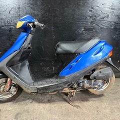 ★支払総額3.0万円★関東圏内即日配送可能！全車走行テスト済みです！ ホンダ スーパーディオ 青 AF27 人気のスーパーディオ！ 2ストのためオイル注ぎ足すだけ！ フロントディスクブレーキ！ 社外グリップ！の画像