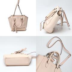 コーチ  ハンドバッグ ピンク  COACH 2WAY 斜めかけの画像