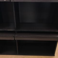 ★リユースのサカイ春日部店★KJ11614  マガジンラック ブラウン H91×W91×D33 クリーニング済みの画像
