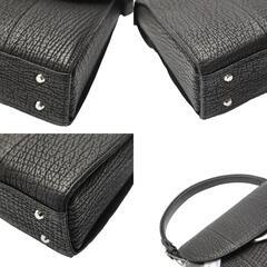 シャークスキン 3518C ショルダーバッグ ブラック  Shark Skin 2way 冠婚葬祭用の画像