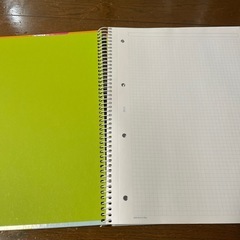 リングノート1冊の画像