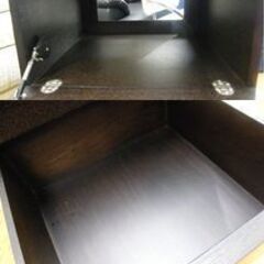 松永工房 サイドキャビネット NINE/ナイン チェスト 引出し フラップ扉付き 大塚家具 ナイトテーブル 札幌市 厚別区の画像