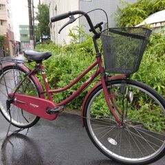 24インチのママチャリです。の画像