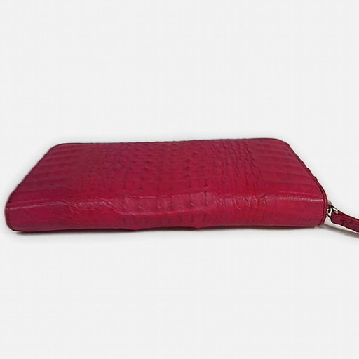 カイマン K52653 長財布 ルビー  CAIMAN マットクロコダイル  カイマン