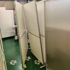 【愛品倶楽部柏店】3連パーテーション W3300mm/独立使用不可の画像