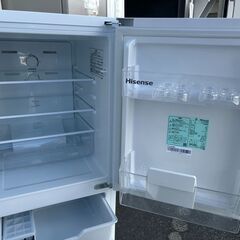 冷蔵庫 ハイセンス HR-D13EW 2023年 135L キッチン家電 れいぞうこ【安心の3ヶ月保証・送料に設置費込み】🚚自社配送時💳代引き可🚚(現金、クレジット、スマホ決済対応)の画像