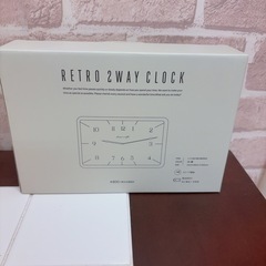 RETRO 2WAY CLOCK 置時計　スリーコインズの画像