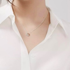 Tiffany & Co. ダブル オープンハート ペンダント ネックレスの画像