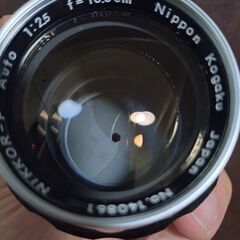 新品級　nippon kogaku　最初期型　Nikon NIKKOR-P Auto 105mm F2.5の画像