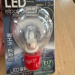 ELPA LED装飾電球S形ミニ球タイプ　クリア昼白色相当の画像