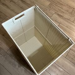 ［カインズ］ランドリーボックス【取説あり・キャスター付属・現行品】の画像