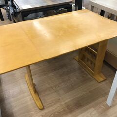 ★リユースのサカイ春日部店★KJ11621  拡張テーブル ナチュラル H70×W90-120×D75 クリーニング済みの画像