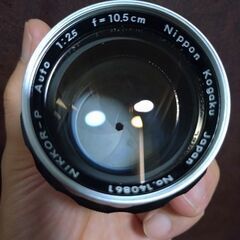 新品級　nippon kogaku　最初期型　Nikon NIKKOR-P Auto 105mm F2.5の画像