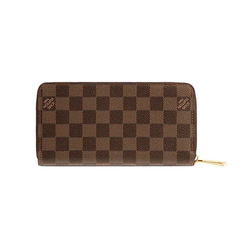 ルイヴィトン N41661 長財布 ブラウン  LOUIS VUITTON ジッピーウォレット ダミエの画像
