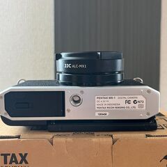 【美品】PENTAX MX-1 シルバー フルセット＋JJCレンズキャップの画像