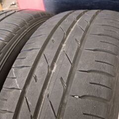 車検・履き潰しに！165/55R15 サマータイヤ2本 2019年製 工賃込6,000円の画像