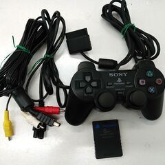品質保証☆配達有り！4950円(税込み）動作OK！SONY PS2 プレステ2 本体セット コントローラー1個付の画像