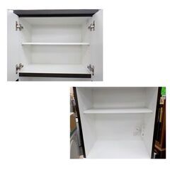 キッチンボード 幅60㎝ レンジボード ニトリ レジューム ダークブラウン 食器棚 西岡店の画像