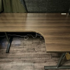 PCデスク　パソコンデスク　L字 テーブル 机 ワークデスク ニトリ 厚手天板の画像