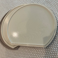 半月盆 36cm 食洗機対応 滑り止め 加工 軽量 お盆 トレー リバーシブル 両面仕様 日本製の画像