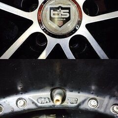 WHEELS TIS 社外ホイール 20インチ 4本 8.5J5HPCD114.3+38 深リム アルファード ヴェルファイア等　(VHH495) の画像
