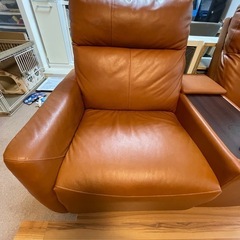ソファー　大塚家具　リクライニングの画像