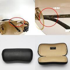 シャネル  サングラス ゴールド ブラウン  CHANEL ケース付き CCマーク サングラスの画像