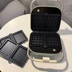 新品未使用品　SOLEMOOD ホットサンドメーカー　グリーンの画像