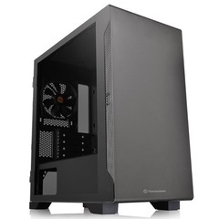 S.【開封済・未使用品】 Thermaltake  ミニタワーPCケース  強化ガラス スイングドアパネル採用 S100TG  ブラックの画像