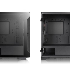 S.【開封済・未使用品】 Thermaltake  ミニタワーPCケース  強化ガラス スイングドアパネル採用 S100TG  ブラックの画像