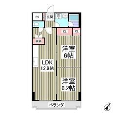💕初期費用分割相談可、南むきのお部屋🎵カップル・ファミリーにおす...