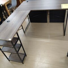 リユースのサカイ浦和店 【E313】★L字デスク ブラウンの画像