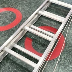 長谷川工業 軽量アルミ2連はしご HC2-61 全長5.83m 【店頭引取り限定】の画像