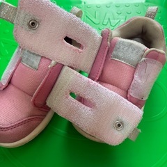 13.5 14.0 3足セット　キッズ　シューズ　靴　アンパンマン　ドキンちゃん　ピンクの画像