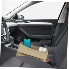 車 サイド収納ボックス 小物収納 カード 鍵 駐車券の収納 シートサイドポケットレザー調 差し込みタイプ シートポケット　転売OK　倒産品　まとめ売り　ネット商材　アマゾン引き上げ商品　メルカリ　副業の画像