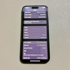 アップル iPhone 15 Pro Max 512gb (Sim Free)の画像