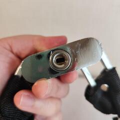 【未使用】自転車　バイク　チェーンロック　鍵の画像