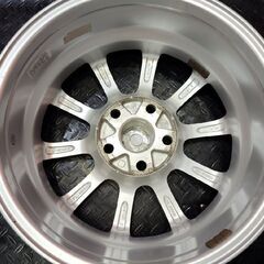 BS BRIDGESTONE ECO FORME エコフォルム 社外ホイール 16インチ 4本 6.5J5HPCD114.3+39 トヨタ純正ナット必須　(VHD518)の画像